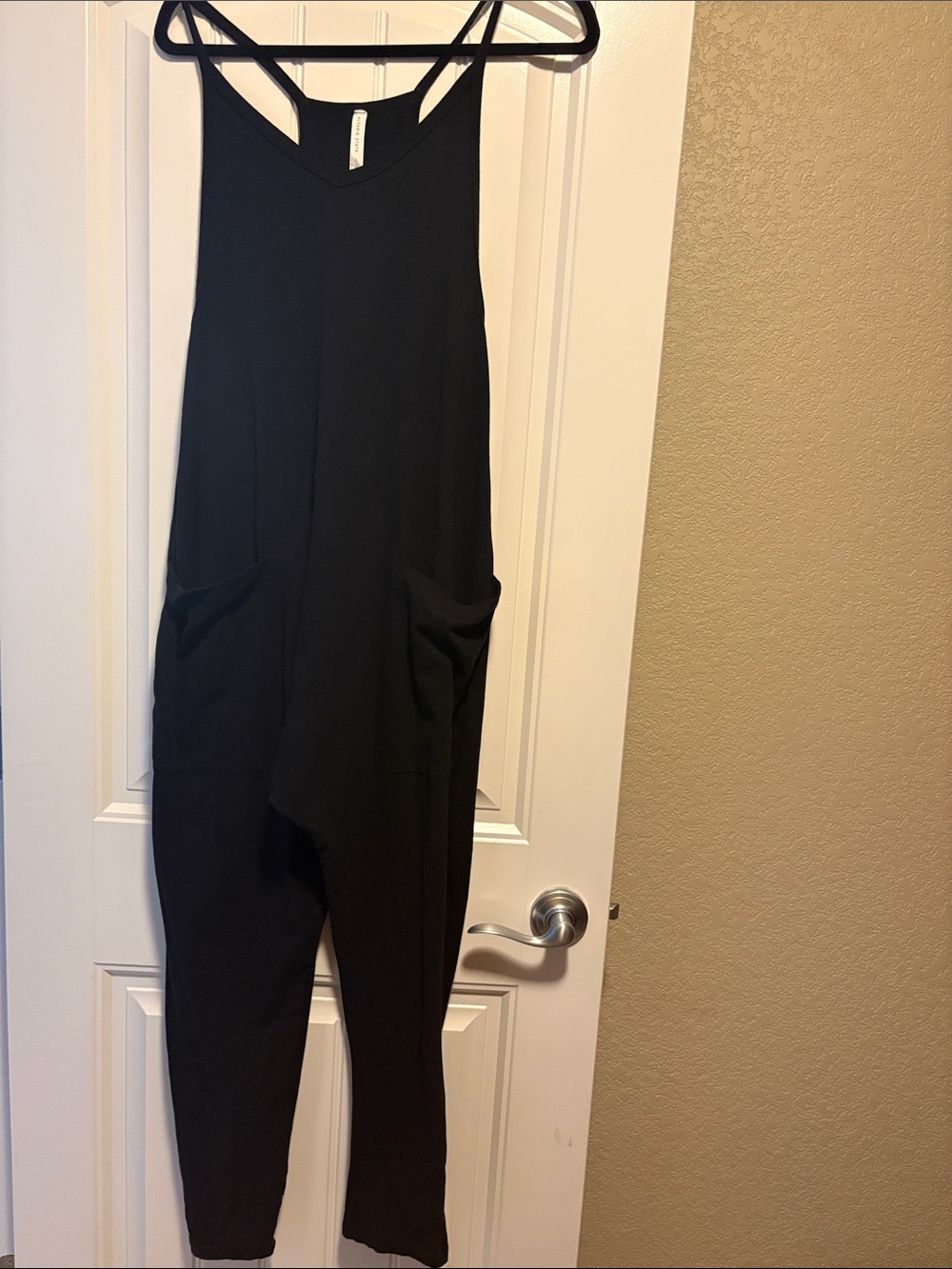 Altar'd State Black Sleeveless Romper Jumpsuit with Pockets
